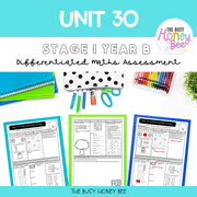 Stage 1 Year B Differentiated Maths Assessment Unit 30 - Assessment