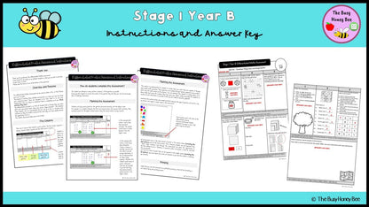 Stage 1 Year B Differentiated Maths Assessment Unit 30 - Assessment