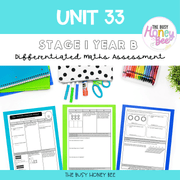 Stage 1 Year B Differentiated Maths Assessment Unit 33 - Assessment