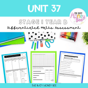 Stage 1 Year B Differentiated Maths Assessment Unit 37 - Microsoft Word Document