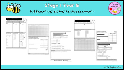 Stage 1 Year B Differentiated Maths Assessment Unit 37 - Microsoft Word Document