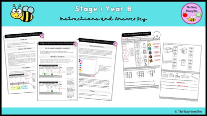 Stage 1 Year B Differentiated Maths Assessment Unit 39 - Microsoft Word Document