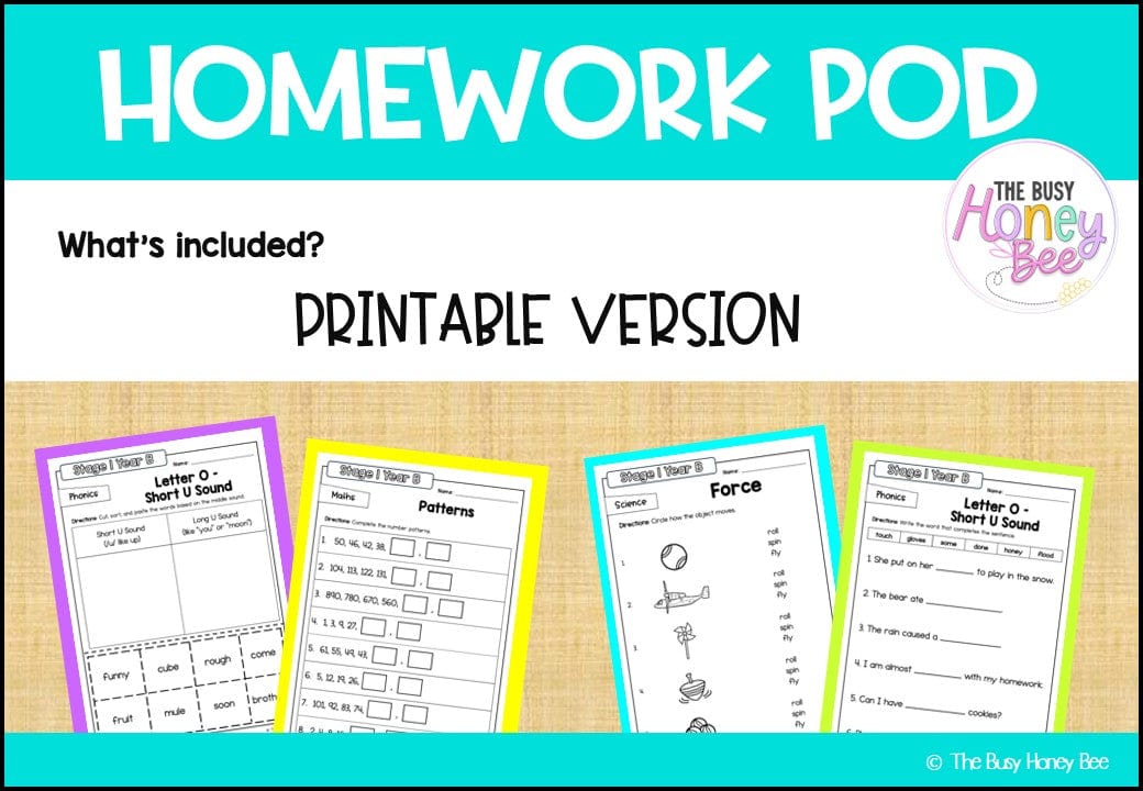 Stage 1 Year B Homework/Learning Pod 22 - PowerPoint