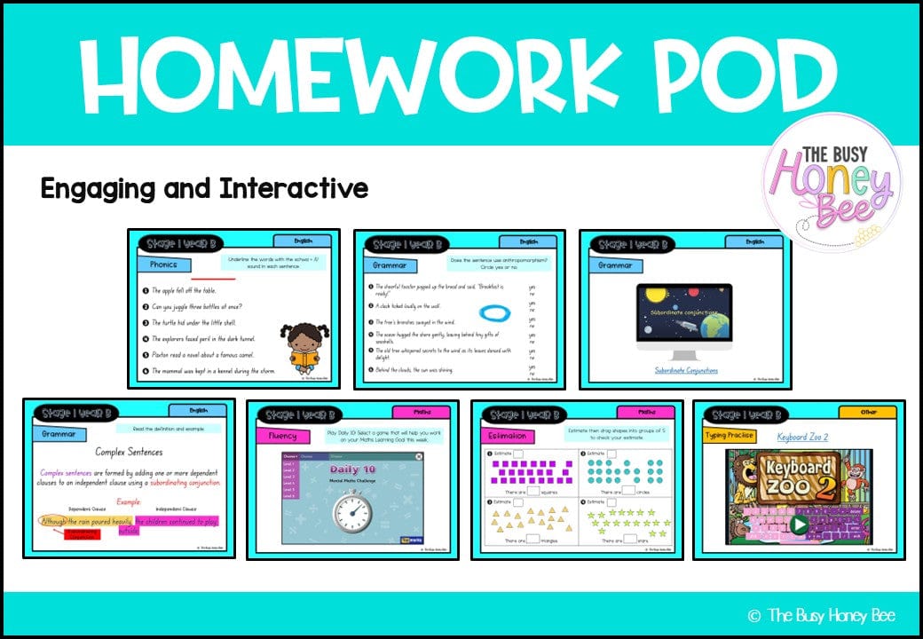Stage 1 Year B Homework/Learning Pod 24 - PowerPoint