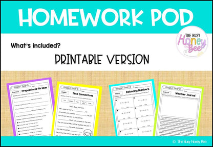 Stage 1 Year B Homework/Learning Pod 26 - PowerPoint