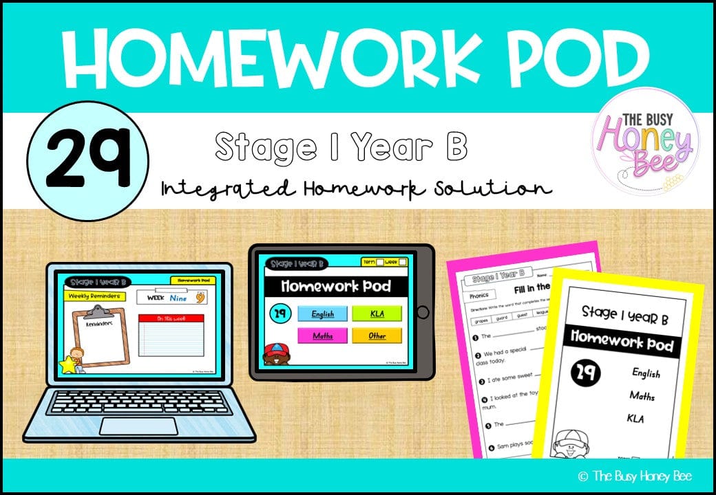 Stage 1 Year B Homework/Learning Pod 29 - PowerPoint