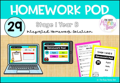 Stage 1 Year B Homework/Learning Pod 29 - PowerPoint