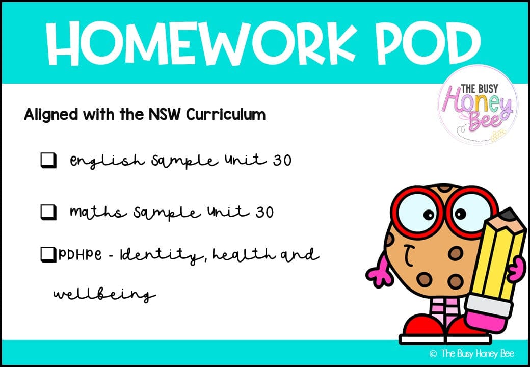 Stage 1 Year B Homework/Learning Pod 30 - PowerPoint