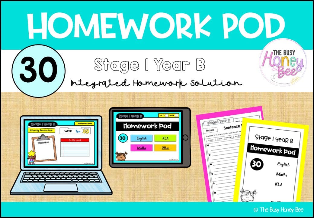 Stage 1 Year B Homework/Learning Pod 30 - PowerPoint