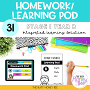 Stage 1 Year B Homework/Learning Pod 31 - Homework | Casual Teaching