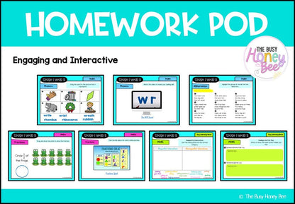 Stage 1 Year B Homework/Learning Pod 35 - Homework | Casual Teaching