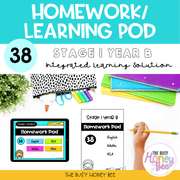 Stage 1 Year B Homework/Learning Pod 38 - Homework | Casual Teaching
