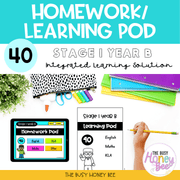 Stage 1 Year B Homework/Learning Pod 40 - Homework | Casual Teaching