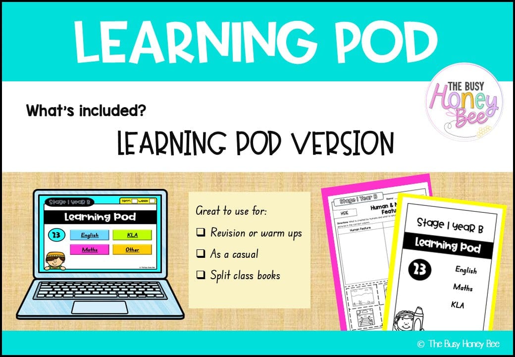 Stage 1 Year B Homework/Learning Pods Ultimate Mega Bundle - Homework | Casual Teaching