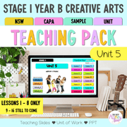 Stage 1 Year B NSW Creative Arts Sample Unit 5 Teaching Pack - Teaching Bundle