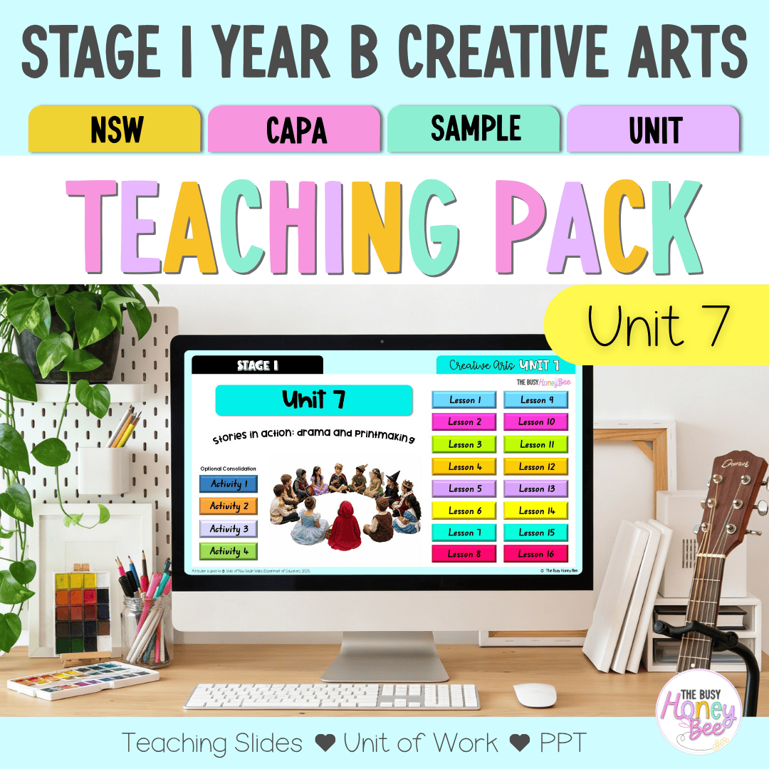 Stage 1 Year B NSW Creative Arts Sample Unit 7 Teaching Pack - Teaching Bundle