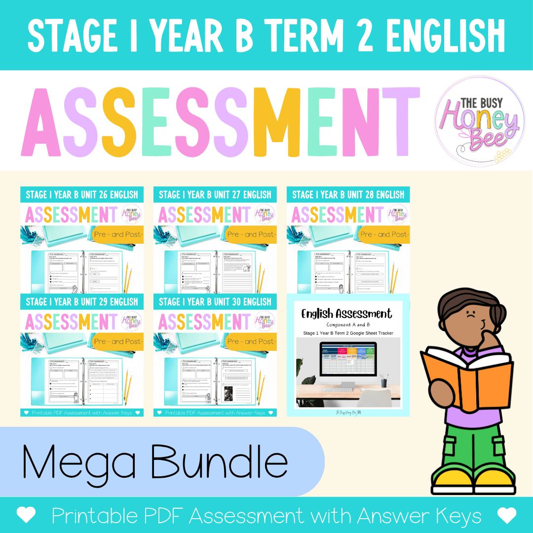 Stage 1 Year B NSW English Assessment Term 2 Mega Bundle - Assessment