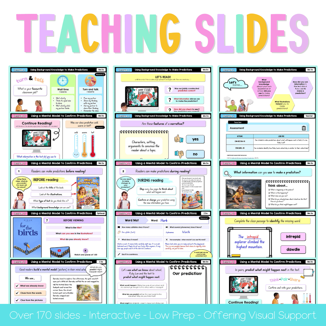 Stage 1 Year B NSW English Teaching Slides UNIT 22 Hark, it's me, Ruby Lee! 2026 -