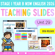 Stage 1 Year B NSW English Teaching Slides UNIT 29 Drawn Together 2026 - Teaching Slides