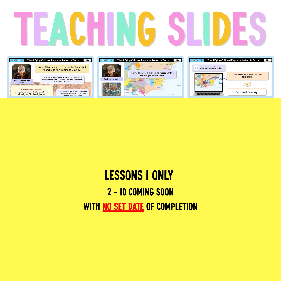 Stage 1 Year B NSW English Teaching Slides UNIT 30 Sea Country 2026 - Teaching Slides