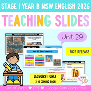 Stage 1 Year B NSW English Teaching Slides UNIT 30 Sea Country 2026 - Teaching Slides
