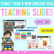 Stage 1 Year B NSW English Teaching Slides UNIT 30 Sea Country 2026 - Teaching Slides