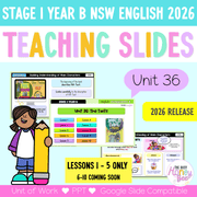 Stage 1 Year B NSW English Teaching Slides UNIT 36 The Twits 2026 - Teaching Slides
