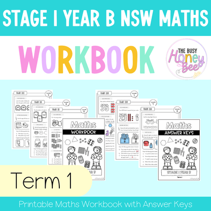 Stage 1 Year B NSW Maths Workbook Term 1 -