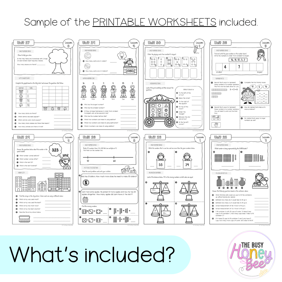 Stage 1 Year B NSW Maths Workbook Term 2 - Workbook | Worksheets