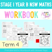Stage 1 Year B NSW Maths Workbook Term 4 - Workbook | Worksheets