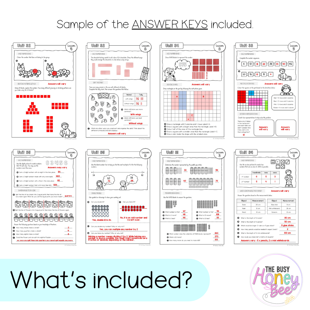 Stage 1 Year B NSW Maths Workbook ULTIMATE Mega Bundle - Workbook | Worksheets