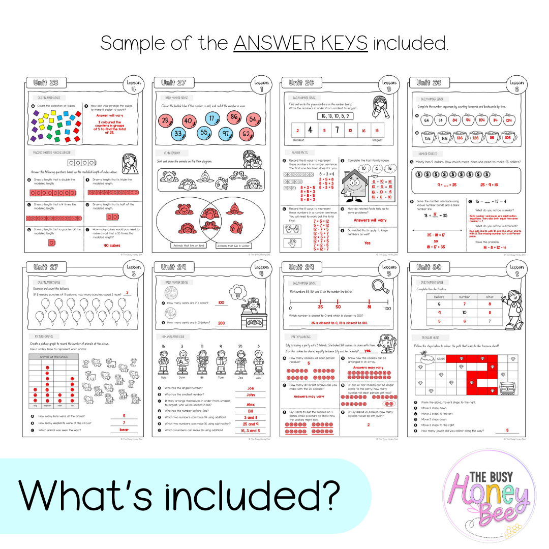 Stage 1 Year B NSW Maths Workbook ULTIMATE Mega Bundle - Workbook | Worksheets