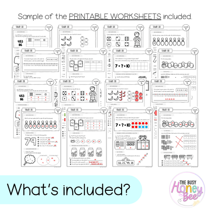 Stage 1 Year B NSW Maths Worksheets Unit 21 - Workbook | Worksheets
