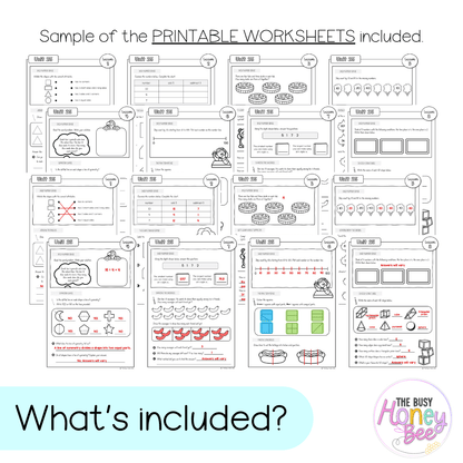 Stage 1 Year B NSW Maths Worksheets Unit 25 - Workbook | Worksheets