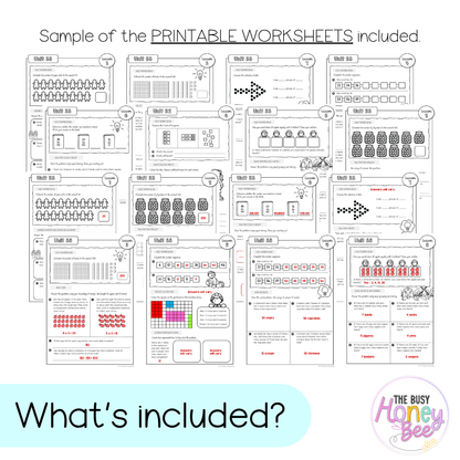 Stage 1 Year B NSW Maths Worksheets Unit 33 - Workbook | Worksheets
