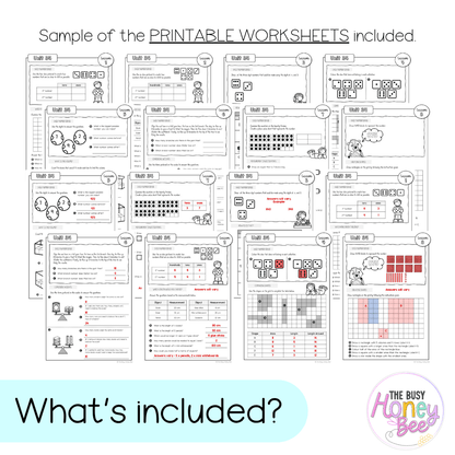 Stage 1 Year B NSW Maths Worksheets Unit 34 - Workbook | Worksheets