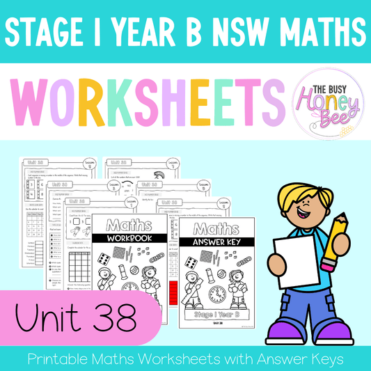 Stage 1 Year B NSW Maths Worksheets Unit 38 - Workbook | Worksheets