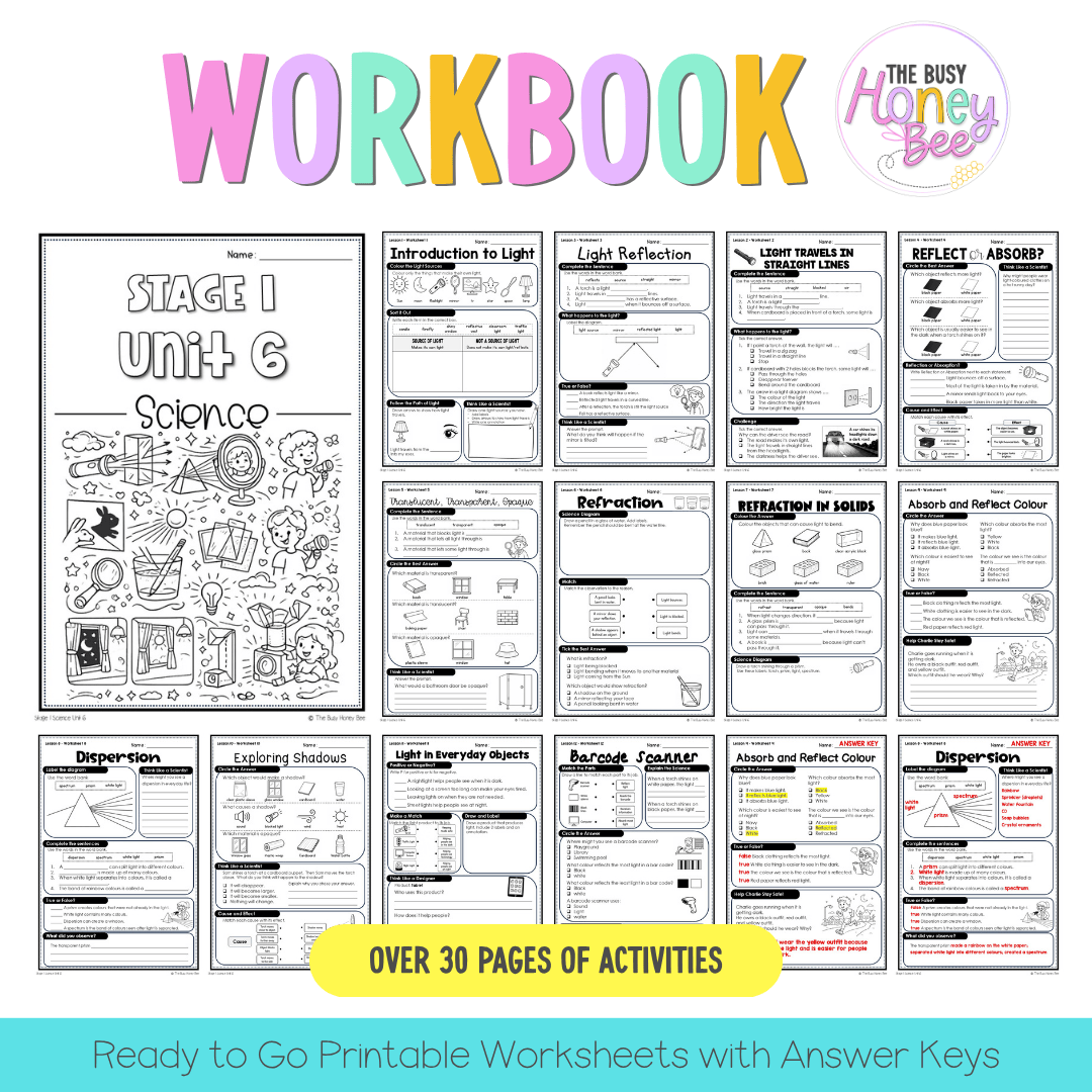 Stage 1 Year B NSW Science Sample Unit 6 Teaching Pack - Teaching Bundle