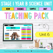 Stage 1 Year B NSW Science Sample Unit 6 Teaching Pack - Teaching Bundle