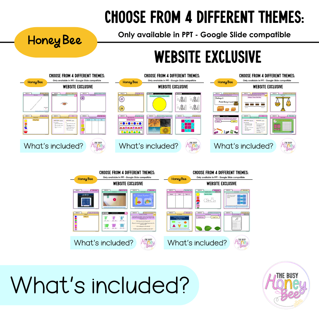 Stage 1 Year B Term 1 Maths Teaching Slides Mega Bundle 2022 - Teaching Slides