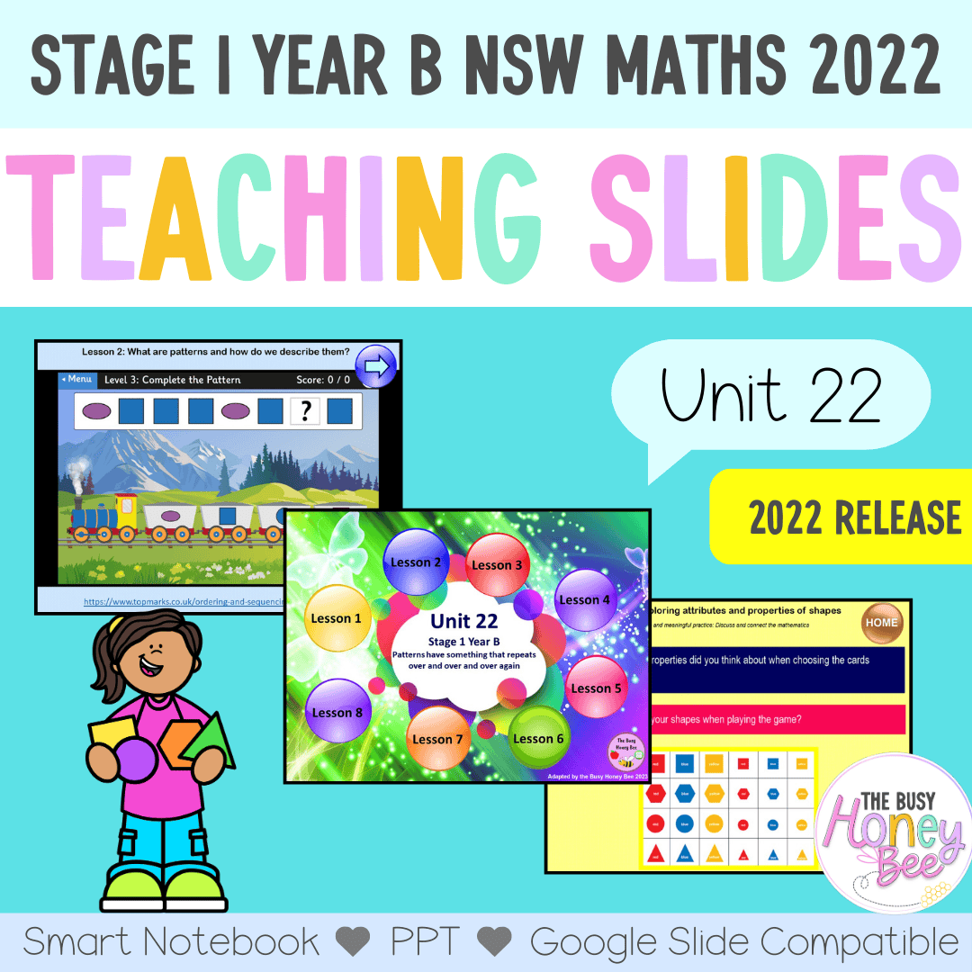 Stage 1 Year B Term 1 Maths Teaching Slides Mega Bundle 2022 - Teaching Slides