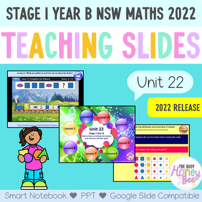 Stage 1 Year B Term 1 Maths Teaching Slides Mega Bundle 2022 - Teaching Slides