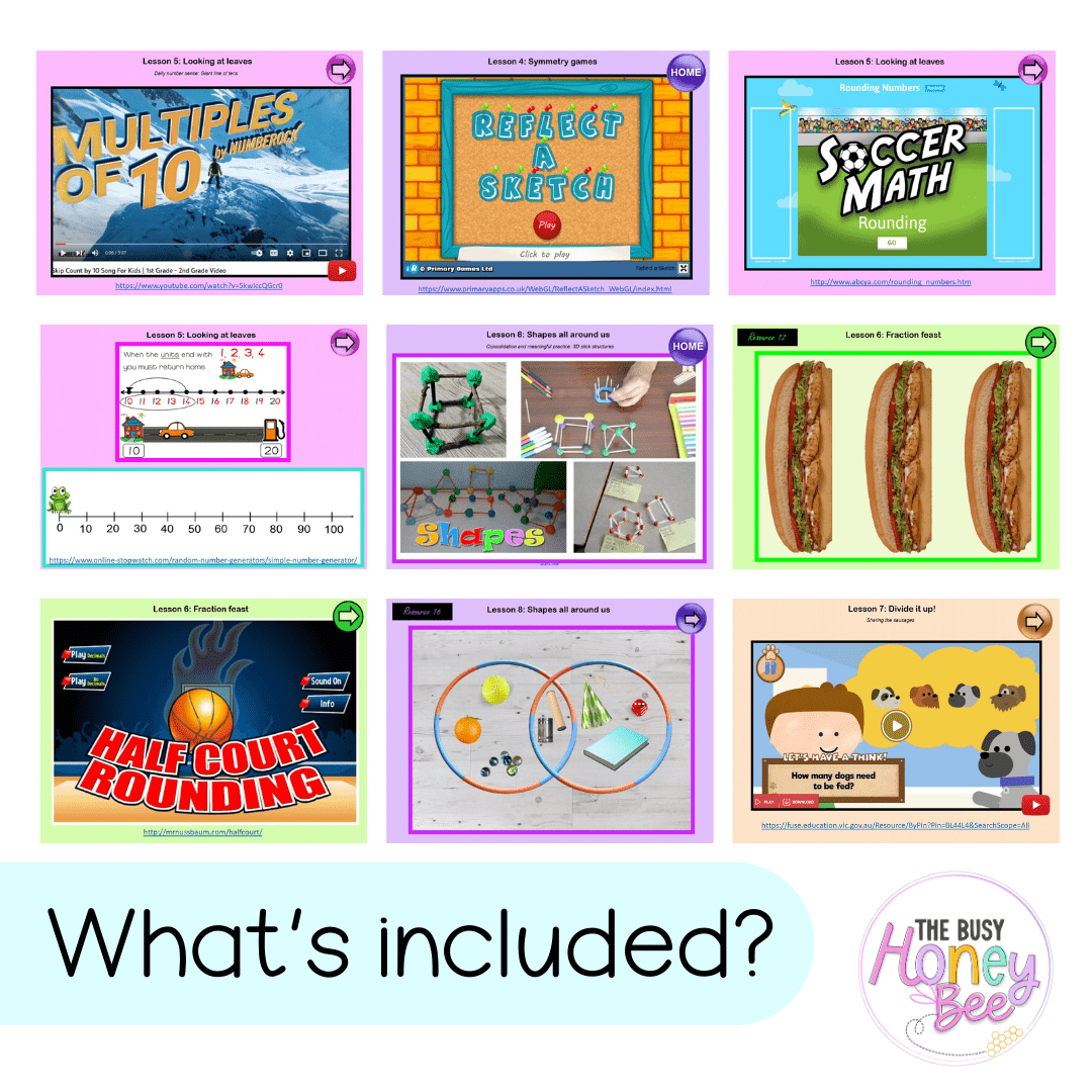 Stage 1 Year B Term 1 Maths Teaching Slides Mega Bundle - Teaching Slides