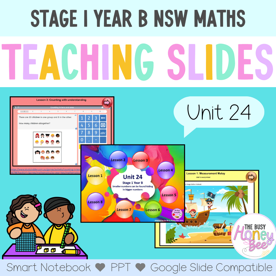 Stage 1 Year B Term 1 Maths Teaching Slides Mega Bundle - Teaching Slides