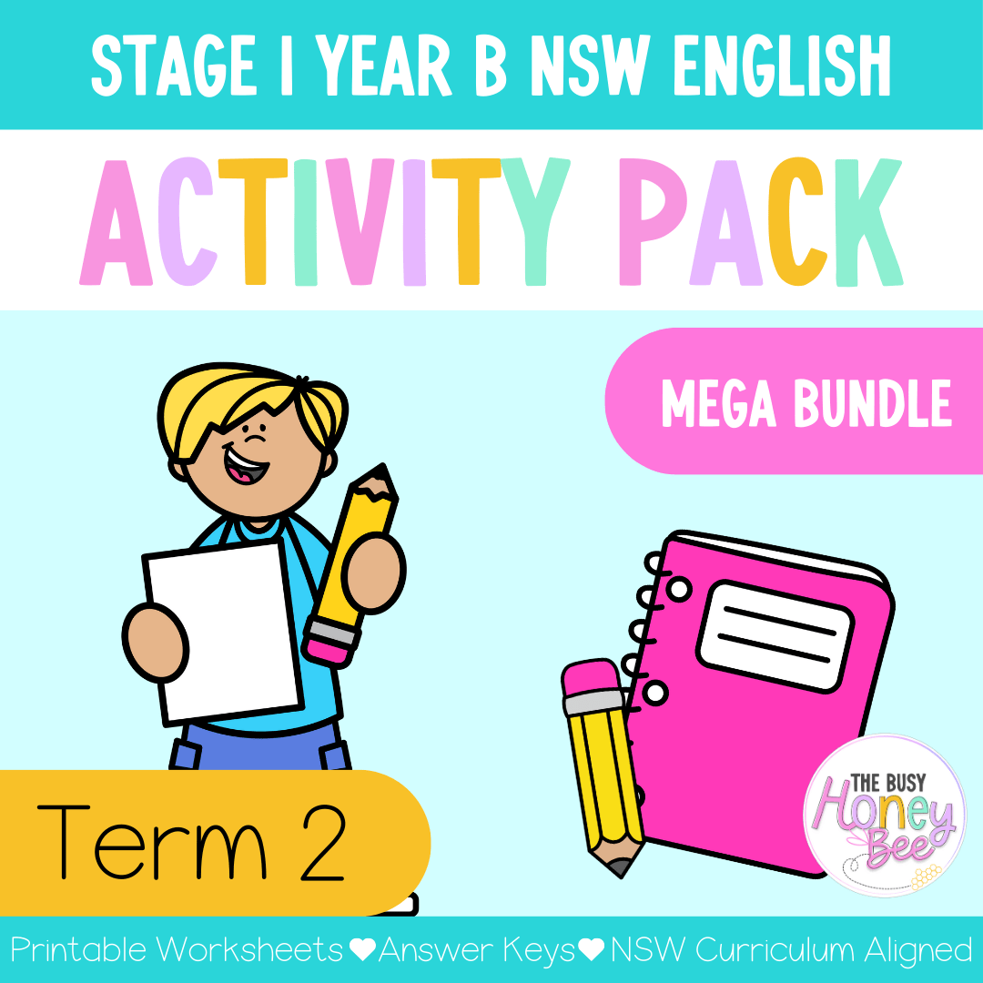 Stage 1 Year B Term 2 English Activity Packs Mega Bundle -