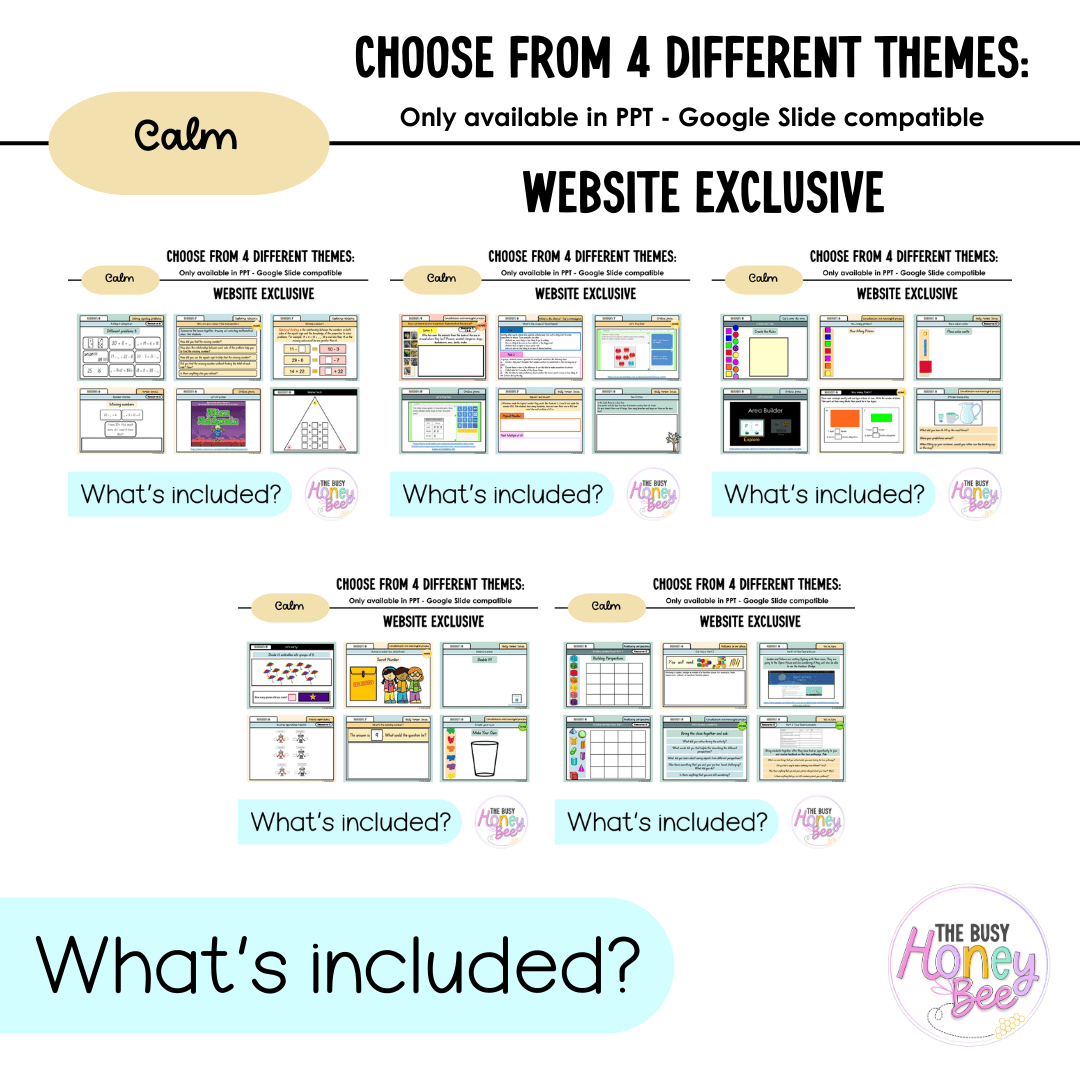 Stage 1 Year B Term 2 Maths Teaching Slides Mega Bundle 2022 - Teaching Slides