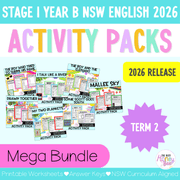 Stage 1 Year B Term 2 NSW English Activity Packs Mega Bundle 2026 - Activity Pack