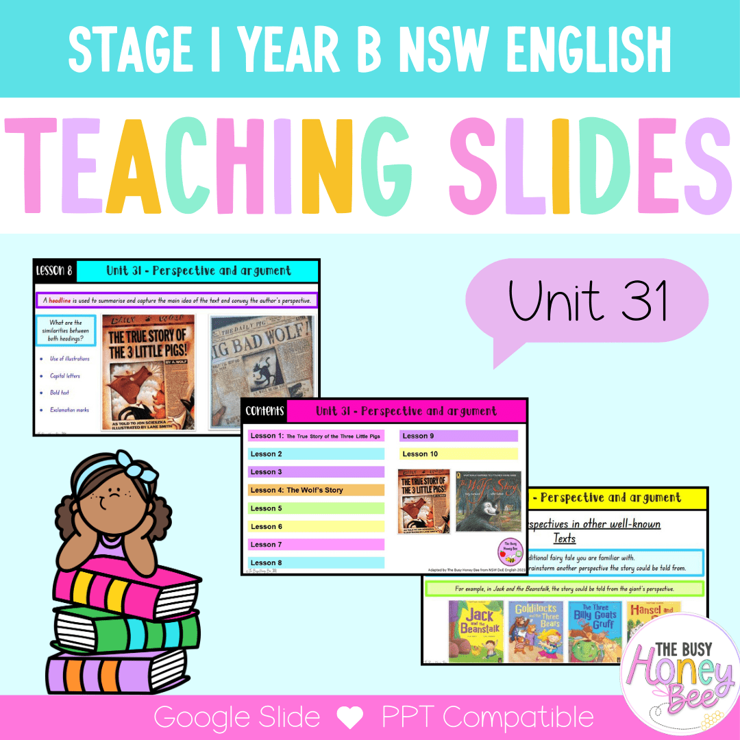 Stage 1 Year B Term 3 English Teaching Slides Mega Bundle - Teaching Slides