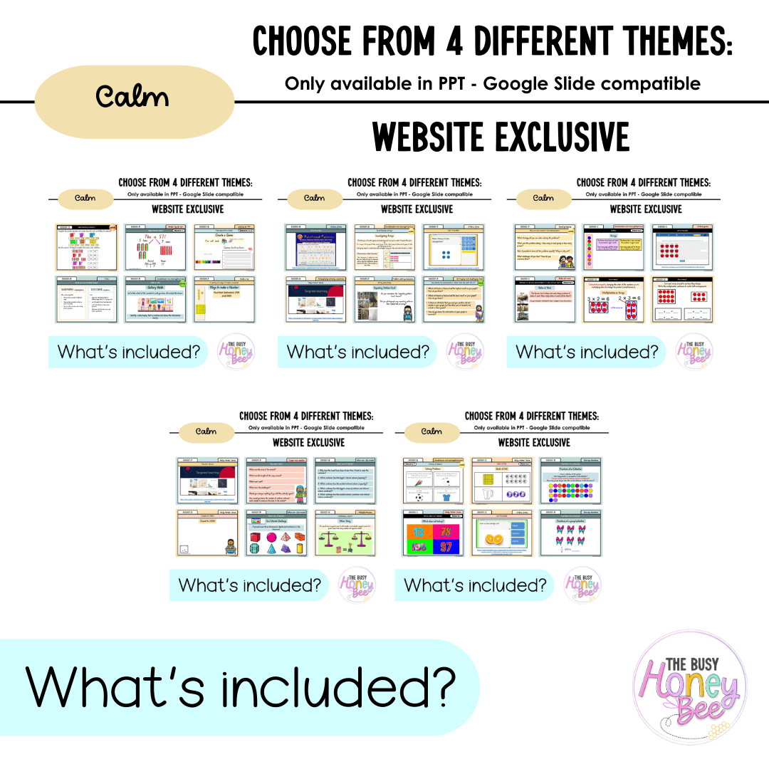 Stage 1 Year B Term 3 Maths Teaching Slides Mega Bundle 2022 - Teaching Slides