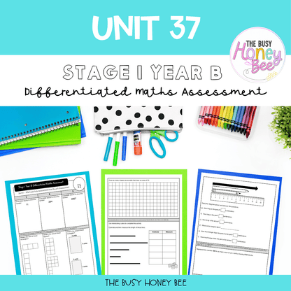 Stage 1 Year B Term 4 Differentiated Maths Assessment Bundle - Assessment